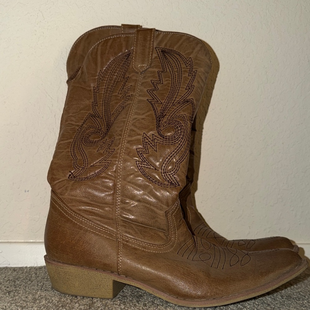 Brown Western Cowboy Boots